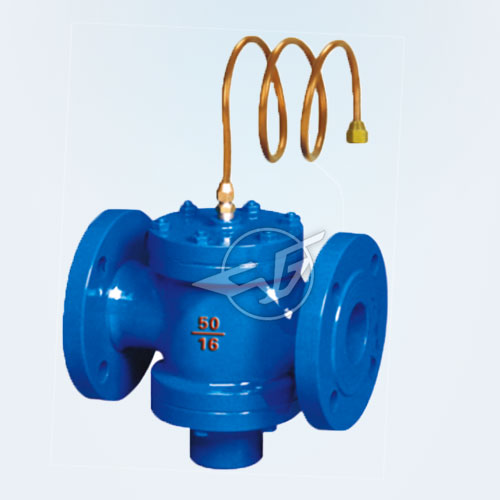 Self-operated pressure control valve